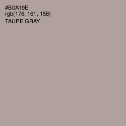 #B0A19E - Taupe Gray Color Image